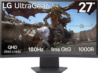 LG 27GS60QX-B, LG UltraGear 27GS60QX-B (2560 x 1440 Pixel, 27") (27GS60QX-B) Schwarz