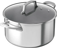 Ninja C60218DE, Ninja NIA Bratentopf 18cm Edelstahl (Bratpfanne, Aluminium,