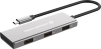 Conceptronic HUBBIES17G, Conceptronic HUBBIES17G (USB-C, 7 Ports) (HUBBIES17G) Grau