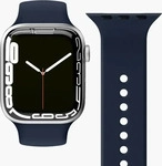Vonm&auml;hlen AWS00003, Vonm&auml;hlen Silicone Loop Case 1 Band One Navy 38/40/41mm (38 mm,