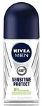 Nivea Men 82983-01000-64, Nivea Men Derma Control Sensitive Roll-on (Roll-on, 50 ml)