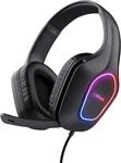Trust 25331, Trust Gxt416 Zirox LED Headset Blk (Kabelgebunden) (25331) Schwarz