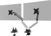 Durable 509723, Durable Monitorhalt. SELECT PLUS m Arm f 2 Mon. Tischb. Sil. (Tisch,