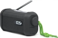 Muse MH-08 MB, Muse Portable Solar Radio with Crank & Flashlight (FM, Bluetooth)