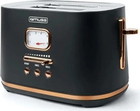 Muse 436420, Muse MS130 BC Edelstahl Toaster schwarz (436420)