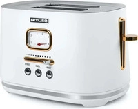Muse 436400, Muse MS130 BC Edelstahl Toaster schwarz (436400)