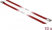 Delock 18783, Delock Edelstahlkabelbinder 400x7,9 10 Stk. (Metallkabelbinder,...