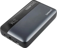 Intenso 7350050, Intenso HE20000 (20000 mAh, 100 W, 74 Wh) (7350050) Schwarz/Grau