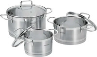 Proficook 501223, Proficook Kochtopfset 6-teilig (Kochtopf, Pfannenset + Topfset,