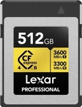 Lexar LCXEXP4512G-RNENG, Lexar Professional Gold 4.0 (512 GB, CFexpress Typ B)
