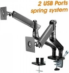 myWall HL22-2, myWall Vollbeweglicher Tischhalter mit Federsystem & 2