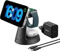 Anker B25M4G11, Anker MagGo 3-in-1 Charging Station (15 W) (B25M4G11) Schwarz