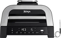 Ninja DG551EU, Ninja 6-in-1 Grill & Airfryer DG551 (3.80 l) (DG551EU) Grau/Silber