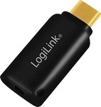 LogiLink UA0356, LogiLink USB-C zu 3.5 mm (Digital -> Analog) (UA0356) Schwarz