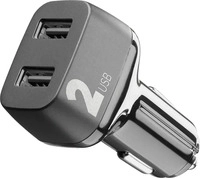 Cellularline CBRUSB224WK, Cellularline Car Multipower 2 (CBRUSB224WK) Schwarz