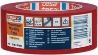 tesa 4169-59-93, tesa Markierungsband 33m:50mm rot (50 mm) (4169-59-93), Grundpreis: