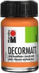 Marabu 14010039013, Marabu Decormatt Acryl 15 ml im Glas orange (15 ml)