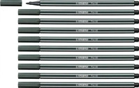 STABILO 68/63, STABILO Premium-Filzstift - Pen 68 - 10er Pack - gr&uuml;nerde (10x)