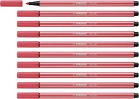 STABILO 68/47, STABILO Premium-Filzstift - Pen 68 - 10er Pack - rostrot (10x)...