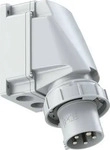 PCE 535-1, PCE CEE-Wandger&auml;testecker 63A 5p 1h IP67 535-1 (CEE 7/4) (535-1) Grau