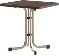 Sieger 231/C-M, Sieger Boulevardtisch (70 x 70 x 72 cm) (231/C-M) Braun