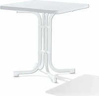 Sieger 131/W, Sieger Boulevardtisch (70 x 70 x 72 cm) (131/W) Weiss