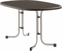 Sieger 252/A, Sieger Boulevardtisch (140 x 90 x 72 cm) (252/A) Grau/Silber