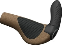 Ergon 32.91225, Ergon Lenkergriffe GP3 Evo BioKork (32.91225) Schwarz/Braun