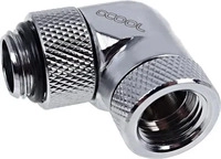 Alphacool 17261, Alphacool Eiszapfen Winkeladapter 90&deg; drehbar G1/4 AG auf G1/4 IG