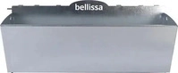 Bellissa 92730, Bellissa Origami PflanzkastenM (92730) Silber