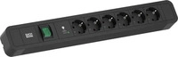 Bachmann 350.020, Bachmann 350.020 (6x, CEE 7/3, 2 m) (350.020) Schwarz