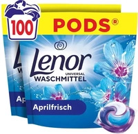 Lenor All-in-1 Pods Aprilfrisch Waschmittel 100 WL (100 Waschg&auml;nge, Pods)