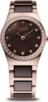 Bering 32426-765, Bering Ceramic (Analoguhr, 26 mm) (32426-765) Rosa/Braun