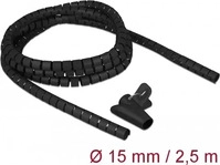 Delock 18835, Delock Spiralschlauch (Kabelspiralschlauch, 250 cm) (18835) Schwarz,