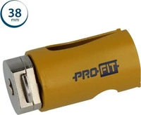 Pro-Fit 35109080038, Pro-Fit ProFit Multi Purpose HM hulsav med adapter, 38 mm (38