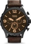 Fossil JR1487, Fossil Nate (Analoguhr, Chronograph, 50 mm) (JR1487) Schwarz