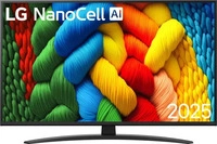 LG 43NANO81A6A.AEU, LG 43NANO81A6A (43", LED, 4K, 2025) (43NANO81A6A.AEU) Schwarz