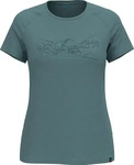 Odlo Women's Ascent PW 130 Run.Bike.Hike. Crew Neck S/S (L) (42405053) T&uuml;rkis