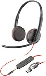 HP 8X229AA, HP Poly Blackwire 3225 USB-C Stereo-Headset + 3.5-mm-Stecker +