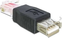 Delock 65234, Delock USB Buchse > RJ45 Stecker (USB 2.0) (65234)
