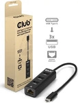 Club 3D CSV-1549, Club 3D Club3D USB-Hub USB Typ-C 3.2 > 3x USB Typ A Gigabit