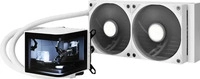 TRYX L-P240N-DS2M-G0W, TRYX PANORAMA Komplett-Wasserk&uuml;hlung - 240 mm, weiss