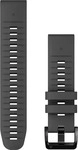 Garmin Silikonarmband, Quickfit, 22mm, graphite (22 mm, Silikon) (38689835) Grau