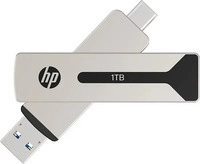 PNY HPFD911PRO-1TB, PNY HP 911 Pro (1000 GB, USB-A, USB-C) (HPFD911PRO-1TB) Silber