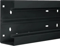 Hager BR6513019011, Hager TEH BR6513019011 Br&uuml;stungskanal-Unterteil frontrastend PVC