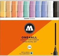 Molotow 200458, Molotow Acryl Marker Pastell 10er Set (10x) (200458)