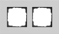 Gira 0212405, Gira 0212405 Abdeckrahmen 2f Esprit (0212405) Grau