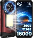 Oukitel WP56-RD/OL, Oukitel Smartphone WP56 6 8 12/512GB 16000mAh (512 GB, Rot,