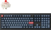 Keychron V6M-D1, Keychron V6 Max (US, Kabelgebunden, Kabellos) (V6M-D1) Grau/Schwarz