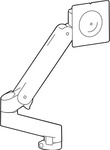 Ergotron 98-734-293, Ergotron ACCESSORY LX PRO DISPLAY ARM EXPANSION KIT darkgrey